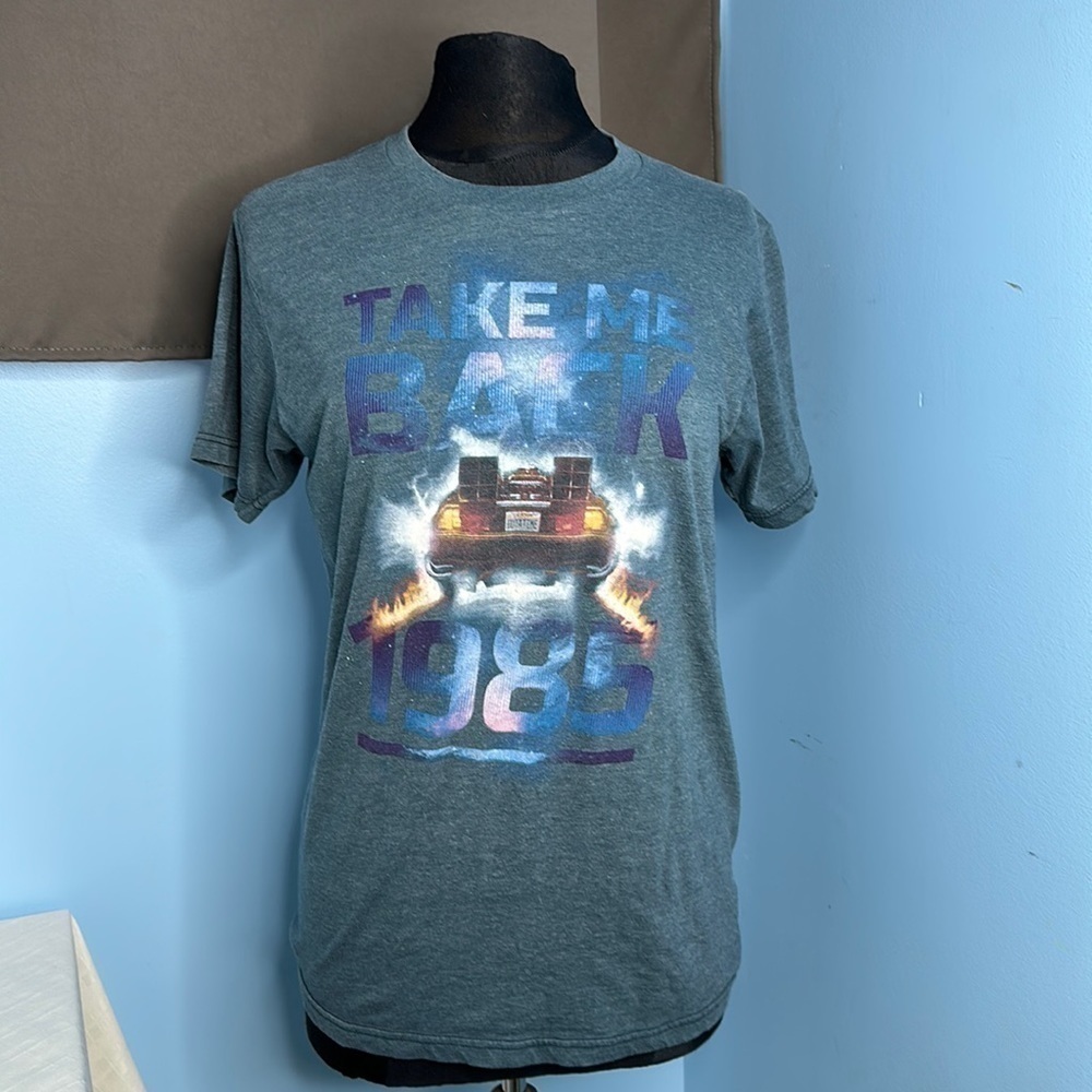 Vintage Back To The Future Take Me Back 1985 Delorean 80's T-Shirt SIze Small
